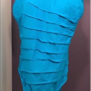 Size 14 blue Calvin Klein bathing suit.